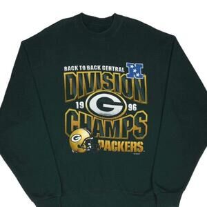 Nfl Green Bay Packers Nfc Champions 1996 Sweatshirt Made Usa